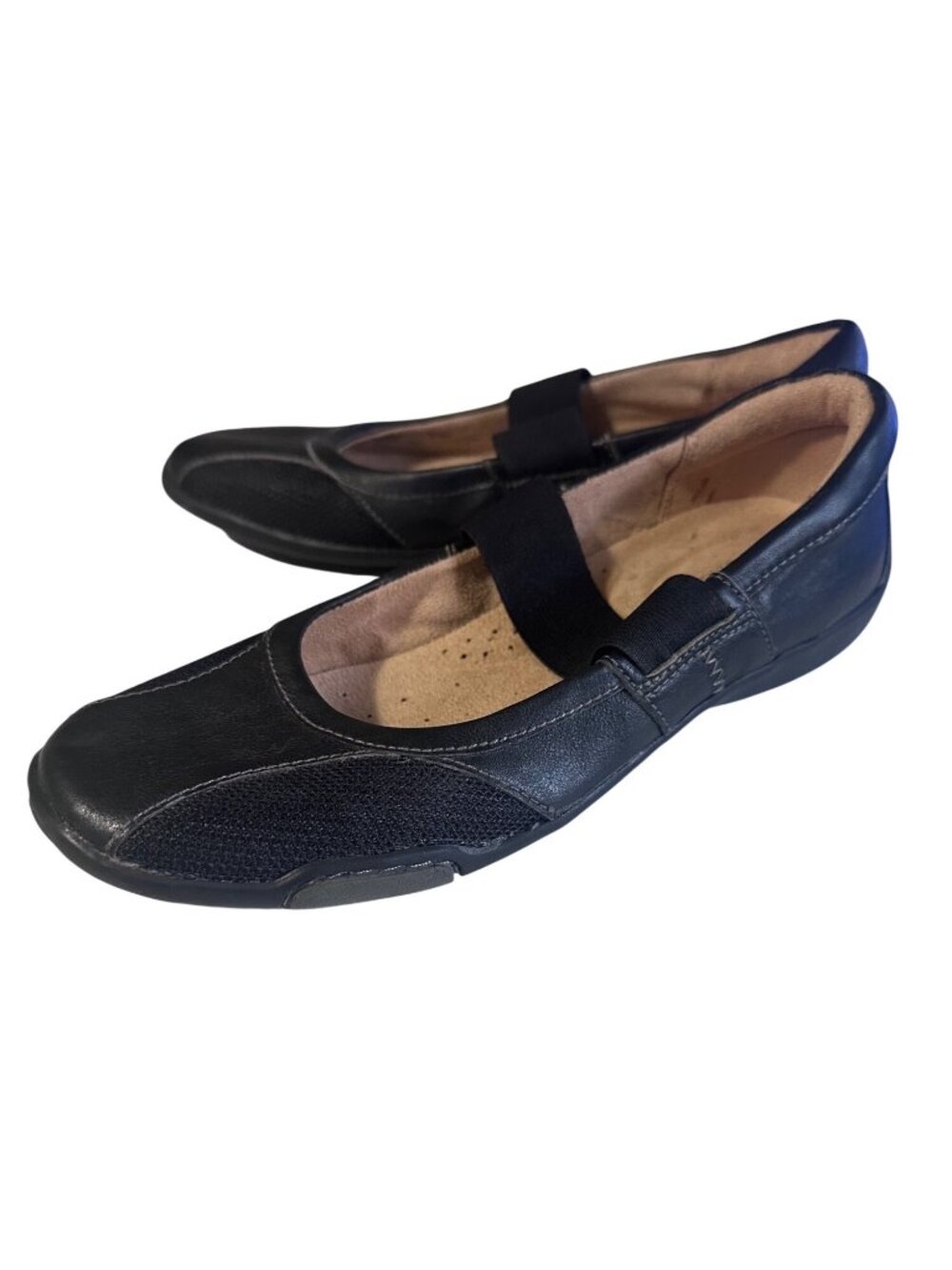 Naturalizer black leather Mary Jane's flats size 6.5M